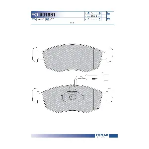 FO901981 FOMAR Friction