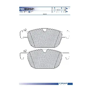 FO868581 FOMAR Friction
