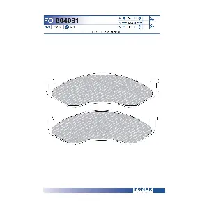 FOMAR Friction FO664681