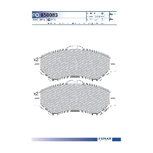 FOMAR Friction FO 850083