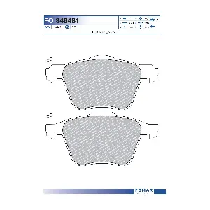 FOMAR Friction FO 846481