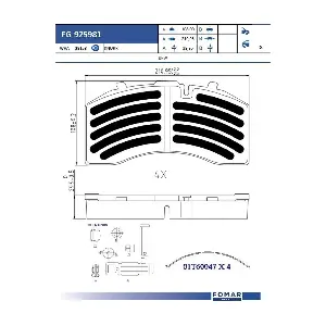 FG925981 FOMAR Friction