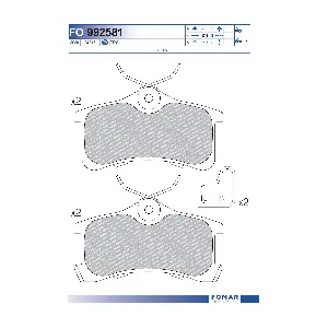 FOMAR Friction FO 992581