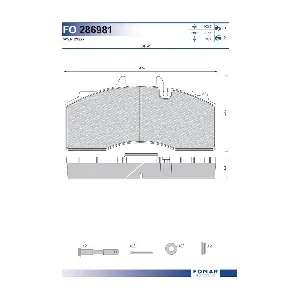 FO286981 FOMAR Friction
