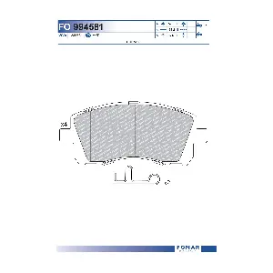 FO 994581 FOMAR Friction