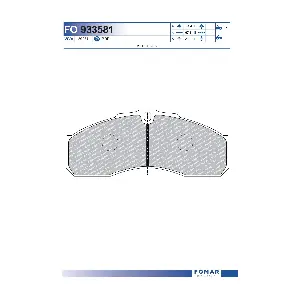 FO933581 FOMAR Friction