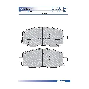 FO932281 FOMAR Friction