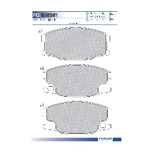 FO 898581 FOMAR Friction