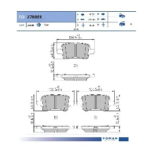 FO 278981 FOMAR Friction