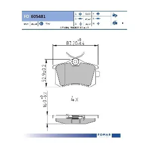 FOMAR Friction FO605481