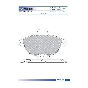 FO765481 FOMAR Friction