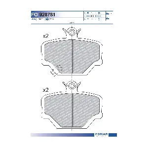 FOMAR Friction FO928781
