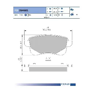 FO 264681 FOMAR Friction