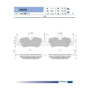 FO 264281 FOMAR Friction