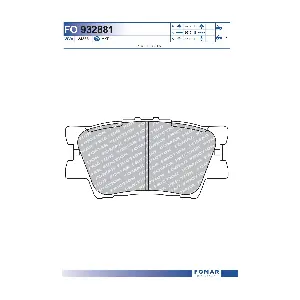 FOMAR Friction FO 932881