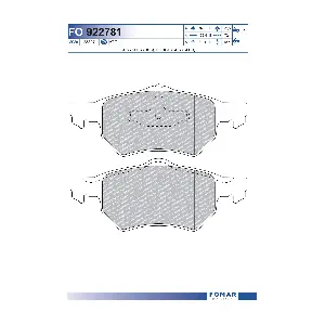 FO 922781 FOMAR Friction