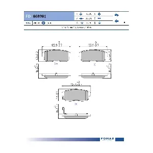 FOMAR Friction FO 868981