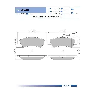 FO 266881 FOMAR Friction