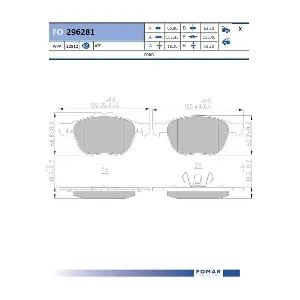 FOMAR Friction FO 296281