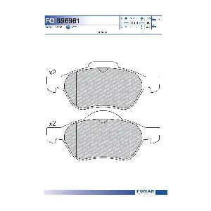 FOMAR Friction FO 896981