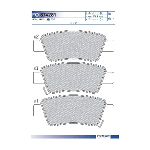 FOMAR Friction FO 874281