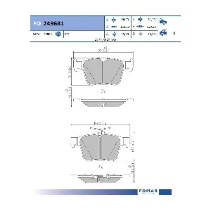 FOMAR Friction FO 249681