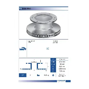 FOMAR Friction FO 0180 PRO