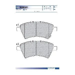 FO 926081 FOMAR Friction