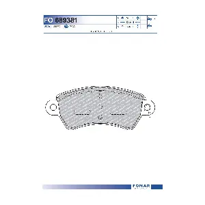 FO 689381 FOMAR Friction