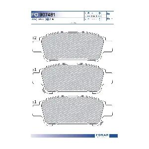 FO 907481 FOMAR Friction