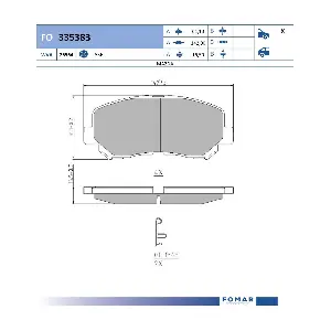 FO 335383 FOMAR Friction
