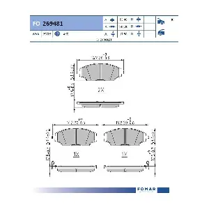 FO 269481 FOMAR Friction