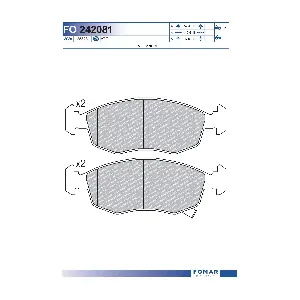 FOMAR Friction FO 242081