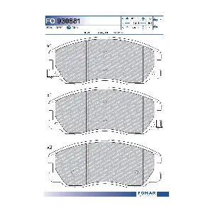 FO930881 FOMAR Friction