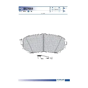 FOMAR Friction FO 957681