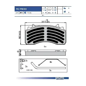 FOMAR Friction FG 276181