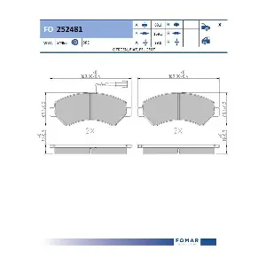 FOMAR Friction FO 252481