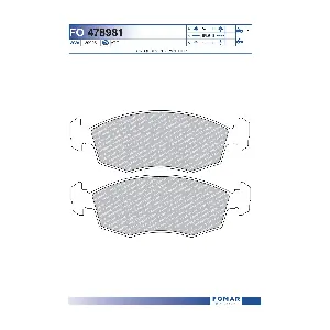 FOMAR Friction FO 478981