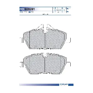 FO 928281 FOMAR Friction
