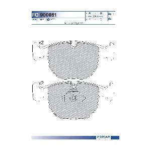 FO 900081 FOMAR Friction