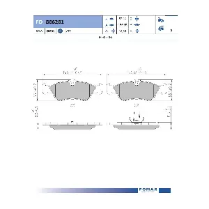 FOMAR Friction FO 886281