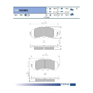 FOMAR Friction FO 261881