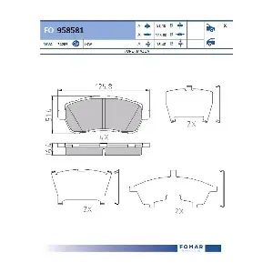 FOMAR Friction FO958581