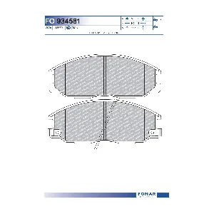 FO934581 FOMAR Friction