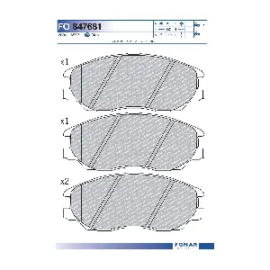 FO847681 FOMAR Friction