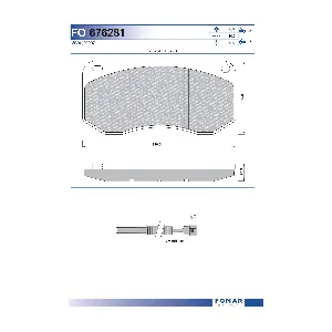 FO 676281 FOMAR Friction