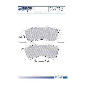 FO 949681 FOMAR Friction