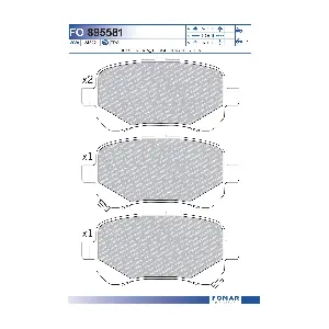 FOMAR Friction FO895581