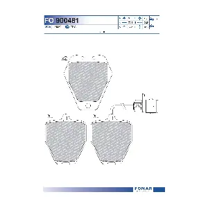 FO900481 FOMAR Friction