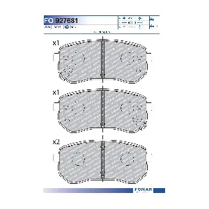 FOMAR Friction FO927681